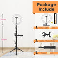 Tripod With LED Ring Light For Phone Tripod Camera Stand Selfie Photography Light LED
