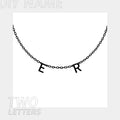 EMANCO Custom Stainless Steel Name Necklace Customized Personalized Letter Necklace
