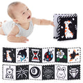 Black and White Cards High Contrast Baby Toys 0-36 Months Newborns Visual Stimulation