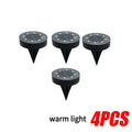 LED Outdoor Solar Power Ground Light IP68 Waterproof Lighting Control Path Deck Lights