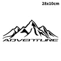 Mountain Adventurer Reflective Car Stickers Truck Automobile Decal Funny Vinyl Vehicle Decoration Motorbike Travel Cross-Country