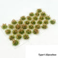 Miniature Flower Grass Model ABS Plant Materials for Diy HO Railway/Building/Garden Sand Table Landscape Diorama Kits
