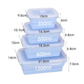 4PS Collapsible Food Storage Containers with Lids & Vent,, Kitchen Stacking Silicone