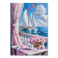 European Architecture 5D DIY Diamond Painting Kit Natural Landscape Full Diamond Mosaic