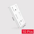 1/3/5/10 Pcs Self-Adhesive Desktop Socket Fixer Cable Organizer Wall Hanging Plug-in Removable Fixer Home Office Accessories