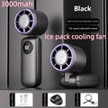 8000mAh USB Hanging Neck Fan Portable Bladeless Mini Rechargeable Mute LED Digital