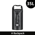 NEWBOLER 35L PVC Waterproof Dry Bags With Wet Pocket Backpack For Kayaking Boating Swimming Outdoor Sports Bag