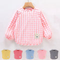 Baby Eating Bib Waterproof Sleeveless Apron Food Overalls Handmade Clay Painting Workwear for Girls Boys Stuff Burp Cloths