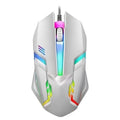 Nexusclick RGB Light USB Wired Mouse,Gaming Mouse Cableado Office Optical Mouse PC