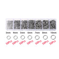 210-400pcs/Box Jewelry Making Kits Lobster Clasp Open Jump Rings End Crimps Beads Box