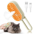 Electric Dog Steamer Brush Grooming 3 in 1 Dog Steam Brush Pet Remove Tangles and Loose