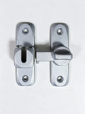 Zinc Alloy Rotary Flip Door Latch 90/180 Degree Mount Safety Door Bolt Hardware Household Sliding Door Security Buckle Latch for