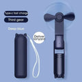 Portable Mini Foldable Handheld Fan USB Rechargeable 3-speed Adjustable Suitable for