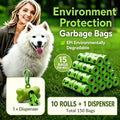 150Pcs Biodegradable Poop Dog Bags+Dispenser - Thickened Dog Waste Bags for On-the-Go Outdoor Cleanup & Environmentally Friendly