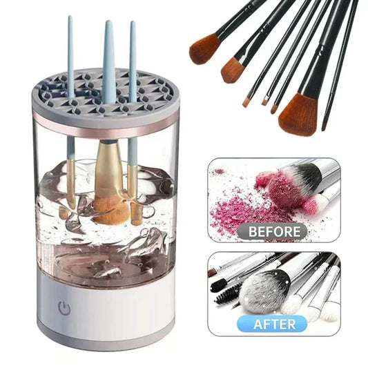 Automatic Electric Makeup Brush Cleaner USB Plug Cosmetic Brush Cleaning Drying Machine