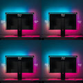 1Set 24/27/32/34" Screen Music Game Sync Gaming Amosphere Ambient Smart TV Monitor LED Strip Backlight Light For Computer Screen