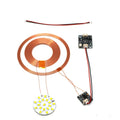 DYKB Magnetic Levitation Moon Lamp Globe 12V Maglev Wireless Power Supply Transmitter Coil Induction Receiver LightLED DIY