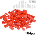 DIY Building Blocks Wall Figures Bricks 1x2 1x3 1x4 L Dots Educational Creative