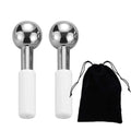 Stainless Steel Ice Globes Cooling Facial Sticks Beauty Spa Skin Care Tools Fine Wrinkles Tighten Pores Reduce Puffiness