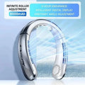 8000mAh USB Hanging Neck Fan Portable Bladeless Mini Rechargeable Mute LED Digital