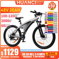 HUANCI Q5 Electric Bike for Adults Mountain Tire E Bike 48V 20Ah Battery Electric Bicycle for Commuting Long Range