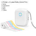 Portable Mini Printer Marklife P12 Thermal Printer Adhesive Sticker Labeling Machine P12 Label Maker or 1PK Continues Label Tape