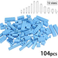 DIY Building Blocks Wall Figures Bricks 1x2 1x3 1x4 L Dots Educational Creative