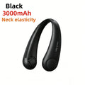 8000mAh USB Hanging Neck Fan Portable Bladeless Mini Rechargeable Mute LED Digital
