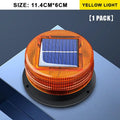 Solar LED Magnetic Warning Light Car Truck Vehicle Wireless Strobe Beacon Flashlight Emergency Signal Night Sensor Flashing