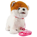 Walking Dog Repeats What You Say Realistic Licking Tongue Electronic Pet Interactive Musical Puppy Robot for Toddlers 3-5