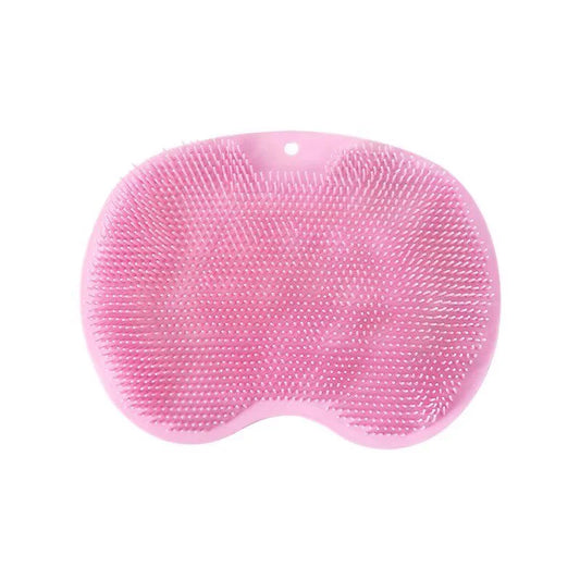 Multifunctional Silicone Anti Slip Shower Mat With Sucker Exfoliating Massage Tool For