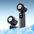 2026 New Semiconductor Refrigeration Handheld Electric Fan High-speed Violent Turbo Fan