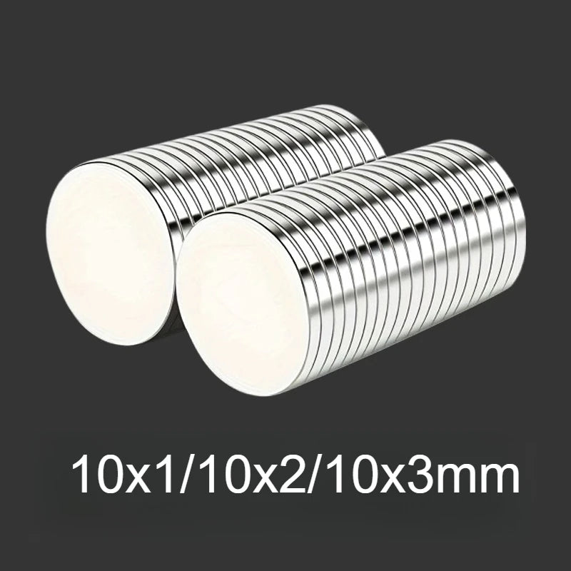 10x1/10x2/10x3mm-20/50/100pcs circular refrigerator magnets widely used in offices DIY
