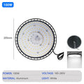 High Bay Lights 100/150/200W 220V Super Bright 6000K UFO LED Waterproof Commercial Market Warehouse Garage Industrial Lighting