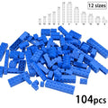 DIY Building Blocks Wall Figures Bricks 1x2 1x3 1x4 L Dots Educational Creative