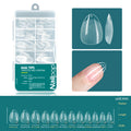 False Nail Tips Full Cover Clear Acrylic Extensions 10/12 Sizes Natural Look DIY Professional Manicure 120/600pcs