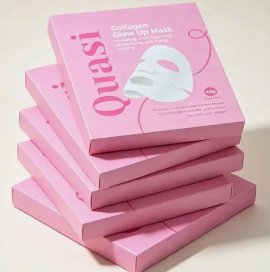 4pcs Set Quasi Collagen Glow Up Mask Korean Professional Night Repairing Mask