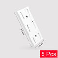 1/3/5/10 Pcs Self-Adhesive Desktop Socket Fixer Cable Organizer Wall Hanging Plug-in Removable Fixer Home Office Accessories