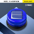 Solar LED Magnetic Warning Light Car Truck Vehicle Wireless Strobe Beacon Flashlight Emergency Signal Night Sensor Flashing