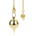 Cone 100% Copper Brass Metal Pendant Pendulum for Divination Dowsing Reiki Healing