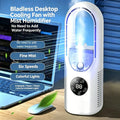 Desktop Cooling Fan Humidifier 2 In 1 Silent Circulation Air Cooler With Touch LED Display For Office Bedroom Dorm Amagi