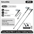 Naturehike Climbing Sticks Ultralight Outdoor Folding Trekking Poles Hiking Pole
