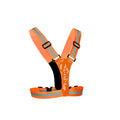 1pcs Safety Reflective Vest LED Running Light Adjustable Cycling Vest Night Warning Work Fishing Sports Vest