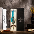 Vintage Mechanical Feather Dip Pen Set with Ink-Penholder-Bookmark Art Calligraphy Signature Writing Pen Holiday Gift Boxed