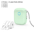 Portable Mini Printer Marklife P12 Thermal Printer Adhesive Sticker Labeling Machine P12 Label Maker or 1PK Continues Label Tape