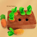 Dog Toys Snuffle Mat for Pet Plush Carrot Toy Mat Innovative Plush Vegetable Field Pull