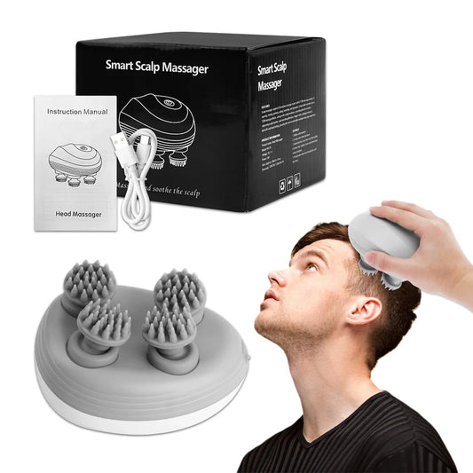 Electric Scalp Massager, Head Scratcher for Hair Growth, Head Scratcher Hair Brush