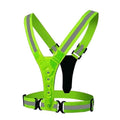 LED Running Vest Reflective Glowing Reflector Straps High Cycling Visibility Night