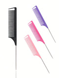 stainless steel pointed tail hair professional hair comb hair brush salon hair styling
