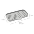 Silicone Faucet Mat Kitchen Sink Tray Soap Dispenser Sponge Drain Pad Sink SplashDrying